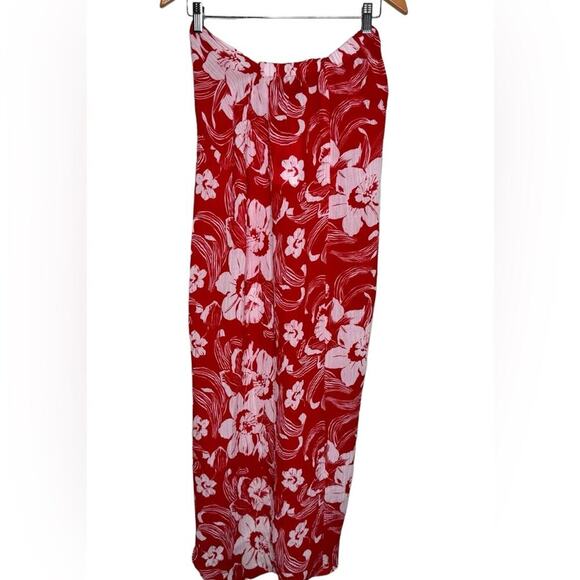 FAITHFULL THE LABEL - LULU MAXI SKIRT CAMARA FLORAL PRINT - RED Size 4 - Picture 4 of 8